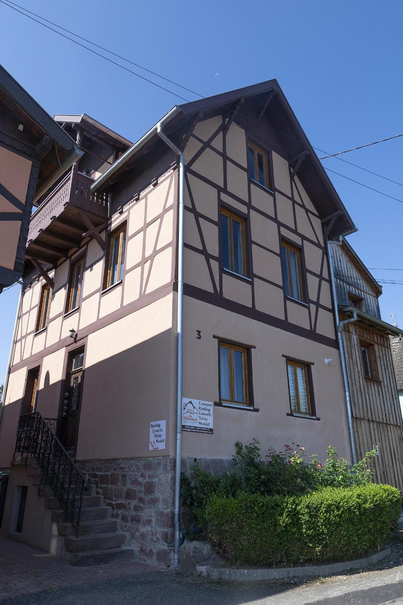 Riesling - Vue Imprenable Sur Le Vignoble - Renove Recemment - Parking Gratuit Appartement Riquewihr Buitenkant foto