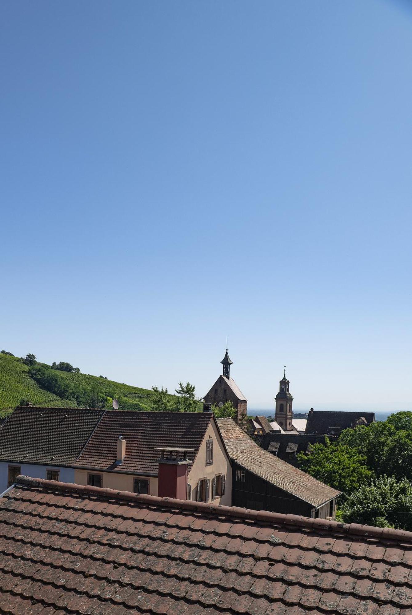 Riesling - Vue Imprenable Sur Le Vignoble - Renove Recemment - Parking Gratuit Appartement Riquewihr Buitenkant foto