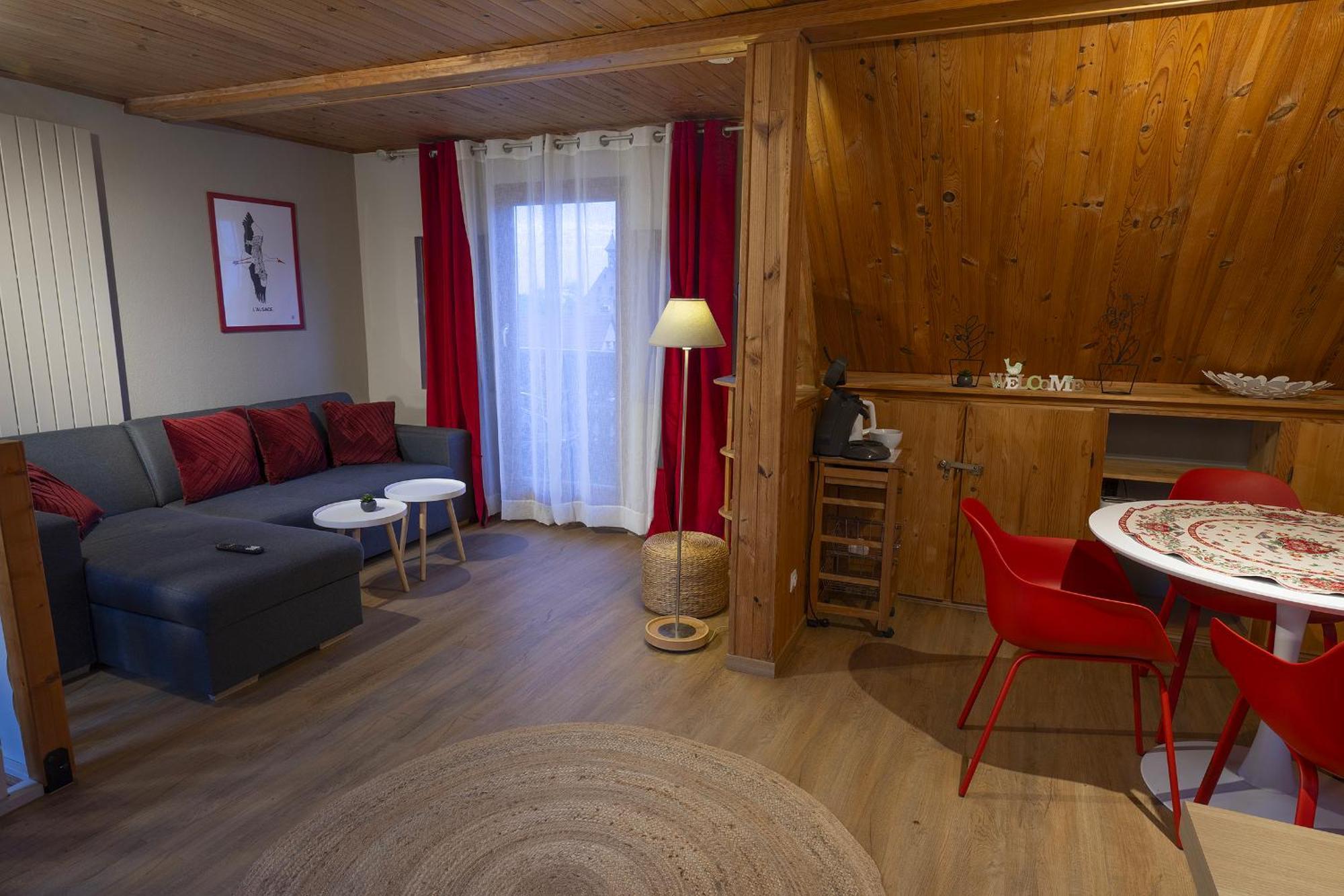 Riesling - Vue Imprenable Sur Le Vignoble - Renove Recemment - Parking Gratuit Appartement Riquewihr Buitenkant foto