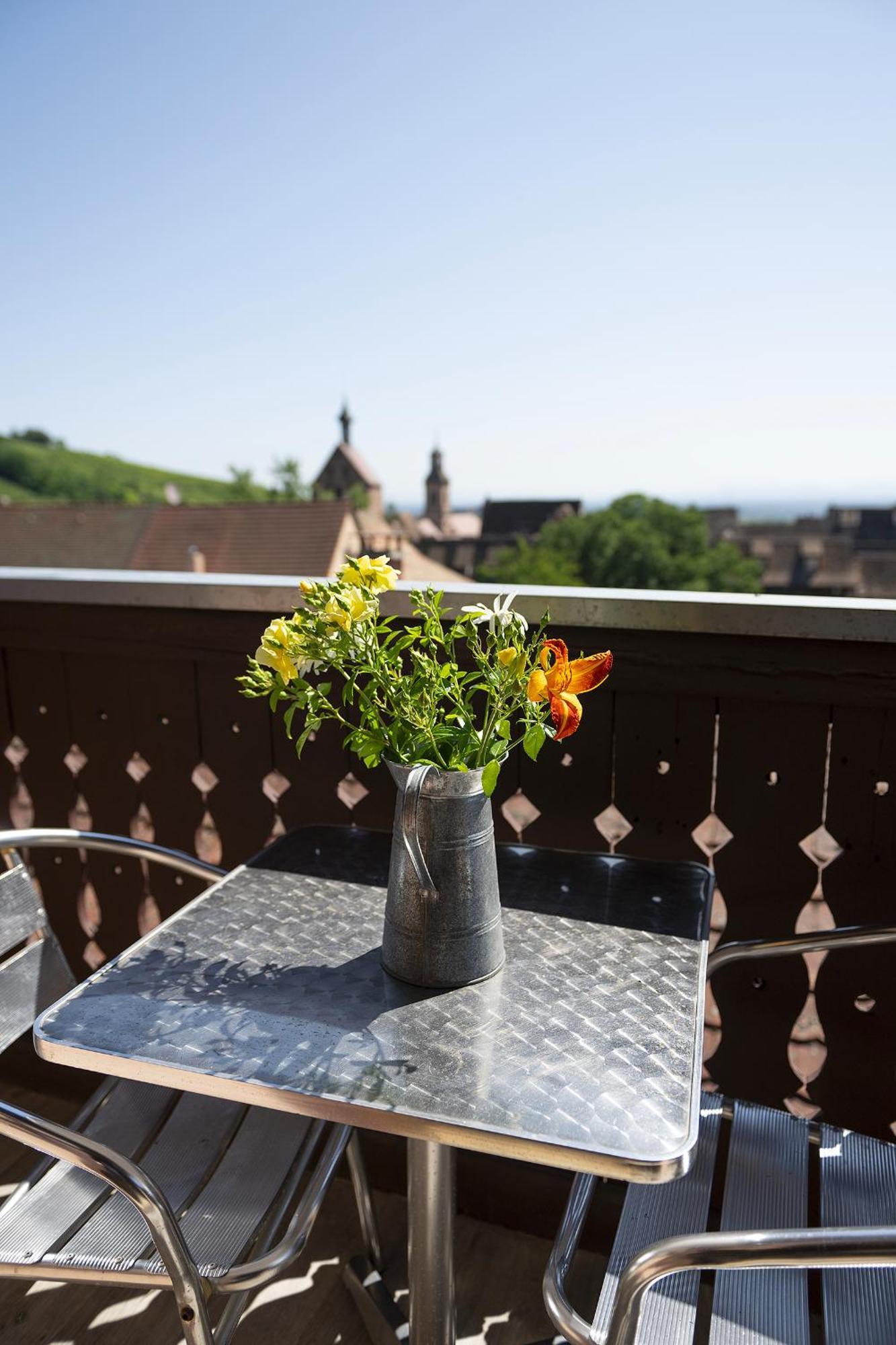 Riesling - Vue Imprenable Sur Le Vignoble - Renove Recemment - Parking Gratuit Appartement Riquewihr Buitenkant foto